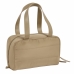 Skoletoilettaske Moos Camel Med puder Camel 31 x 14 x 19 cm