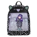 Rucsac Casual Gorjuss Smitten kitten Negru Alb (25,5 x 31 x 10 cm)