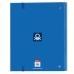 Raccoglitore ad anelli Benetton Deep water Azzurro (27 x 32 x 3.5 cm)