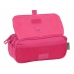 Portaoggetti Triplo Benetton Raspberry 21,5 x 10 x 8 cm Fucsia