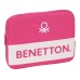 Deksel for Bærbar Datamaskin Benetton Raspberry Fuksia (31 x 23 x 2 cm)