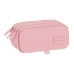 Tredubbel Carry-all Safta 21,5 x 10 x 8 cm Rosa