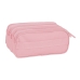 Tredubbel Carry-all Safta 21,5 x 10 x 8 cm Rosa