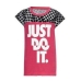 T-Shirt met Korte Mouwen voor kinderen Nike 848-A72  Roze 100% katoen