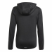 Sweatshirt med hætte til piger Adidas Designed to Move Sort