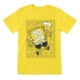 Uniseks T-Shirt met Korte Mouwen Spongebob Barnacles Geel