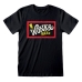 Uniseks T-Shirt met Korte Mouwen Willy Wonka Wonka Bar Zwart