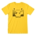 Футболка с коротким рукавом унисекс Pokémon Pikachu Katakana Жёлтый