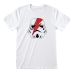 Uniseks T-Shirt met Korte Mouwen Star Wars Ziggy Stormtrooper Wit