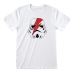 Unisex tričko s krátkym rukávom Star Wars Ziggy Stormtrooper Biela
