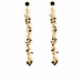 Ladies' Earrings Shabama Starry Xl Brass gold-plated 15 cm