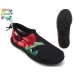 Babyschuhe Schwarz Blume