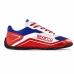 Botines Racing Sparco S-POLE T Rojo Blanco Azul 47