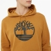 Hættetrøje til Mænd Timberland Kenn Tree Logo  Mørk orange