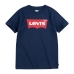 Detské Tričko s krátkym rukávom Levi's Batwing Tmavo modrá Unisex