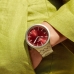 Unisex ur Swatch SB07S104G Sort Sølvfarvet