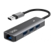 USB Hub 3GO HUB37PETH2 Grå (1 enheder)