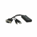 Adaptador HDMI a VGA 3GO C132 Negro