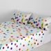 Lenzuolo Superiore HappyFriday Confetti Multicolore 180 x 270 cm (Coriandoli)