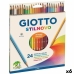 Creioane culori Giotto Stilnovo Multicolor (6 Unități)