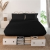 Top sheet HappyFriday Basic Black 210 x 270 cm