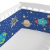 Cot protector HappyFriday Mr Fox Space rocket  Multicolour 210 x 40 cm