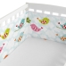 Paracolpi per culla HappyFriday Mr Fox Little birds Multicolore 210 x 40 cm