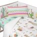 Paracolpi per culla HappyFriday Moshi Moshi Cute llamas Multicolore 210 x 40 cm