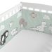 Paracolpi per culla HappyFriday Moshi Moshi Best buddies Multicolore 210 x 40 cm