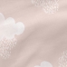 Prešívané obliečky bez výplne HappyFriday Basic Kids Clouds Ružová 105 x 200 cm