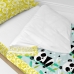 Quilt Cover without Filling HappyFriday Moshi Moshi Panda garden blue Blue 105 x 200 cm