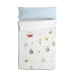 Quilt Cover without Filling HappyFriday Le Petit prince Son monde Multicolour 105 x 200 cm