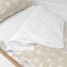 Quilt Cover without Filling HappyFriday Basic Kids Clouds Beige 105 x 200 cm