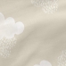 Quilt Cover without Filling HappyFriday Basic Kids Clouds Beige 105 x 200 cm