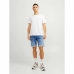 Korte broek Jack & Jones Rick Con Ge 709 I.k Blauw Cowboy