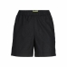 Sportshorts for kvinner Jack & Jones Svart Lin