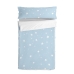 Quilted Zipper Bedding HappyFriday Basic Little Star Blue 90 x 200 cm