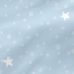 Vattert sengetøy med glidelås HappyFriday Basic Little Star Blå 90 x 200 cm