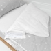 Vatteret sengetøj med lynlås HappyFriday Basic Little Star Grå 90 x 200 cm