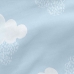 Северен Чувал с Подплънки HappyFriday Basic Clouds Син 90 x 200 cm