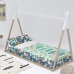 Vatteret sengetøj med lynlås HappyFriday Moshi Moshi Holidays Multifarvet 90 x 200 cm