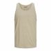 Tank top mænd Jack & Jones Jortampa Slub Beige