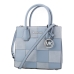 Naiste Kotid Michael Kors 35S2SM9M6S-PALE-BLU-MLT Sinine 22 x 19 x 10 cm