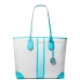 Bolso Mujer Michael Kors 30S2SV0T3V-OCEAN-BLUE-MULTI Gris 35 x 30 x 17 cm