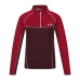 Maglia in Pile Regatta Hepley Lightweight Half-Zip Rosso Scuro