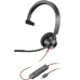 Auricolari con Microfono Poly Blackwire 3310 Nero