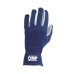 Gants de conduite pour hommes OMP Rally Blue marine Bleu S