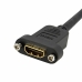 Cable HDMI Startech HDMIPNLFM3           Negro