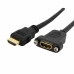 Cable HDMI Startech HDMIPNLFM3           Negro