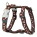 Hundesele Red Dingo Style Pink Brun Mol 30-48 cm